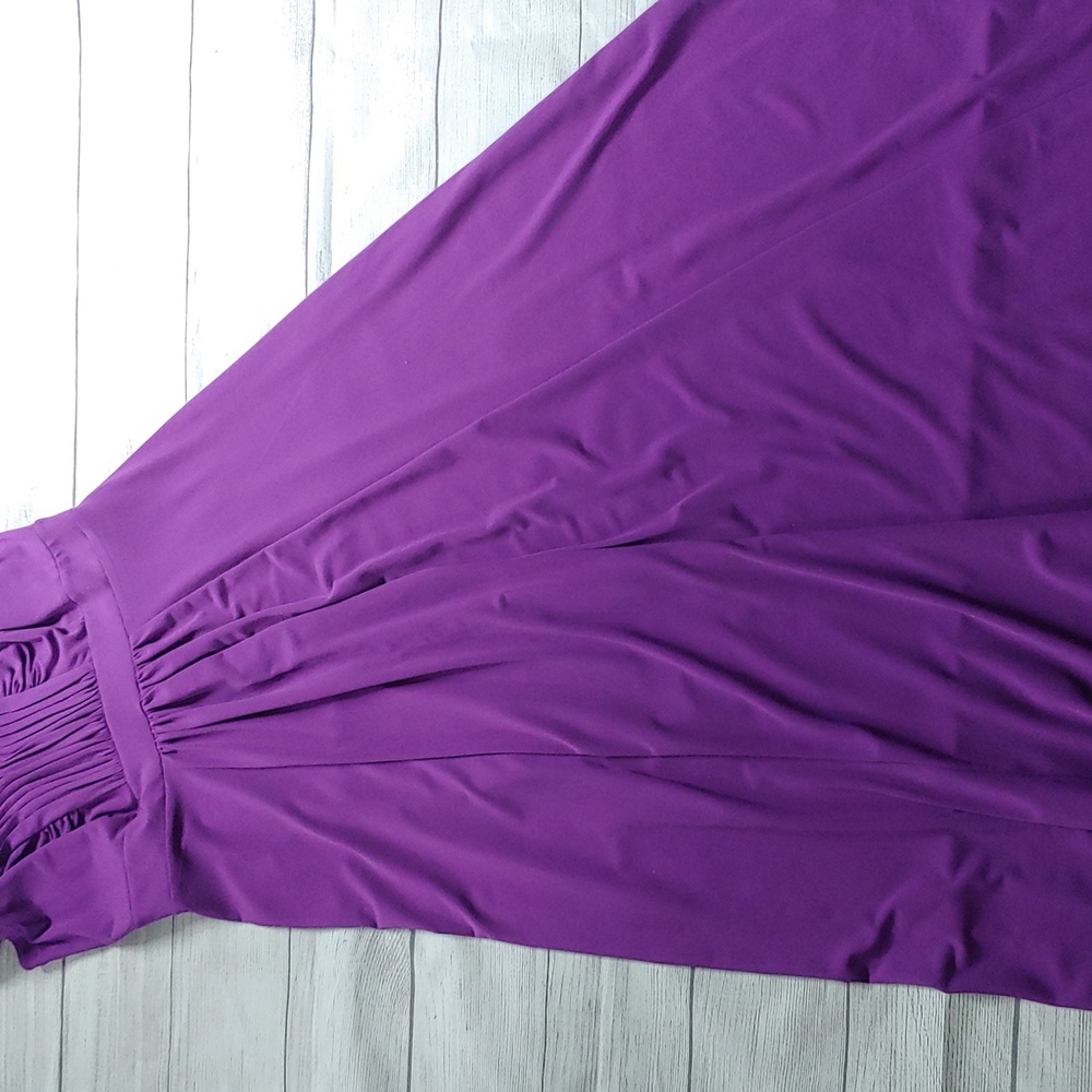 NWT Signature by Sangria Purple Maxi Dress - Picture 11 of 12